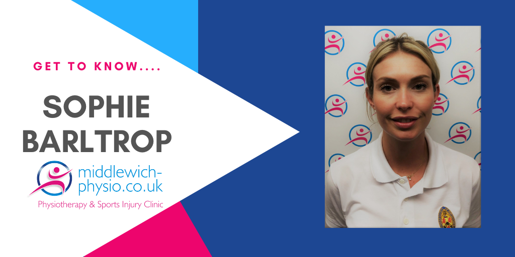 Get to know Sophie Barltrop at Middlewich Physio.